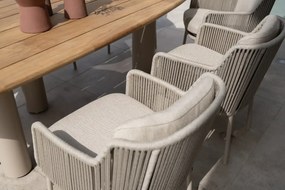 4 Seasons Outdoor Bernini tuinstoel latte Tuinstoel   beige weerbestendig