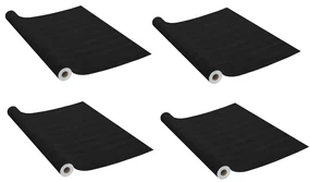vidaXL Deurfolies zelfklevend 2 st 210x90 cm PVC donkerhoutkleurig
