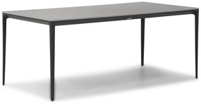 Dining Tuintafel   180 x 90 cm Aluminium Grijs  Gianna