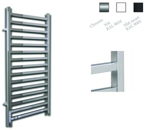 Sanicare design radiator Qubic 126,4 x60 cm. chroom