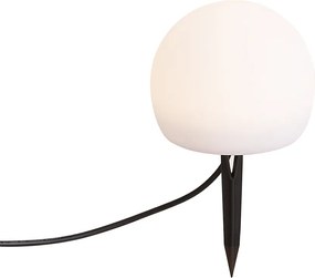 Moderne buitenlamp 12V wit 12cm incl. LED IP65 - Voltaire Luno