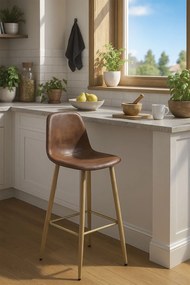 Teok Kunstlederen Kruk