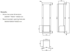 Hotbath &More inbouw reserverolhouder gunmetal geborsteld PVD