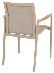 Taste by 4 Seasons Cortina stapelbare tuinstoel terre Tuinstoel   bruin weerbestendig