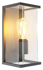 Buitenlamp Moderne wandlamp antraciet IP54 - Zaandam Modern E27 IP54 Buitenverlichting