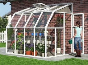 Tuinkamers van aluminium Sun Room Palram – Canopia 2 x 2,62 m wit