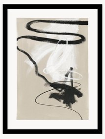 Ingelijste digitale print Less but better