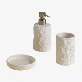 Zolave Gres Badkamer Set Grijs – Chroom - Sklum