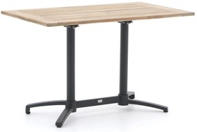 Inklapbare tafel Bellagio  | Rechthoekig  | Tuintafel Teakhout | 120x70cm | 4 personen | Kees Smit Tuinmeubelen