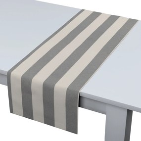 Dekoria Rechthoekige tafelloper, wit-grijs, 40 x 130 cm