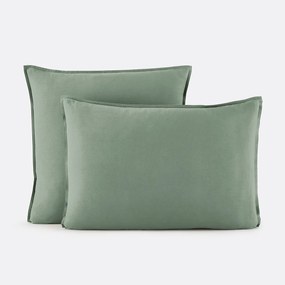 Effen kussensloop in gewassen katoen, Scenario