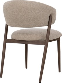 Eetkamerstoel Met Ronde Rugleuning Walnoot