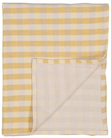 Plaid in tetra, vichy motief, Capucine