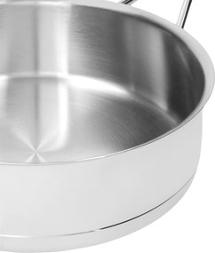 Demeyere Silver 7 Sauteerpan met dubbelwandig deksel 24 cm / 2,8 l - Silver 7 - Demeyere