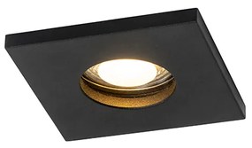 Set van 6 Moderne badkamer inbouwspot zwart - Doku GU10 IP54 Lamp