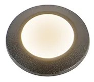 Moderne buiten grondspot zwart IP67 incl. LED - Aldo Modern Buitenverlichting