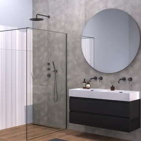 Wall4U Cement wandpaneel kliksysteem 260x47cm licht grijs