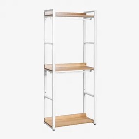 Open Kast Van Staal En Hout Ariaster Natuurlijk - Sklum