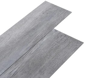 vidaXL Vloerplanken zelfklevend 5,02 m² 2 mm PVC mat houtgrijs