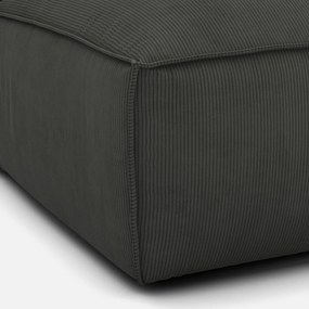 Loungebank, rechts, ribfluweel, Seven