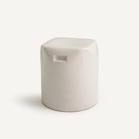 Bijzettafel in keramiek met glazuur, Oria