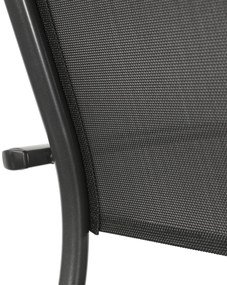 Lesli Living  Tuinstoel Stapelbaar - Prego - Antraciet - Lesli Living