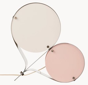 Tafellamp Coppia met acrylglazen kappen