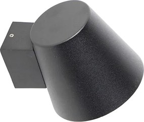 Moderne buitenwandlamp zwart IP44 - Skittle