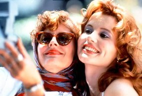 Foto Susan Sarandon And Geena Davis, Thelma And Louise 1991 Directed By Ridley Scott, (40 x 26.7 cm)