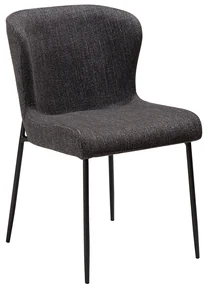 Dan-Form Glam Luxe Eetkamerstoel Boucle Zwart