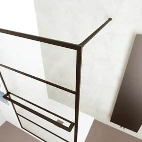 Best Design Nero inloopdouche 140x200cm anti-kalk 10mm