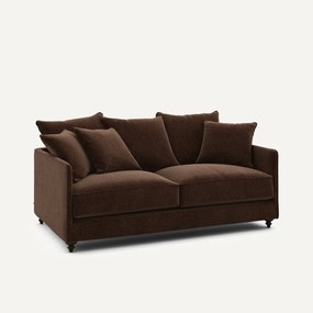 Compacte slaapbank, chenille fluweel, Lazare