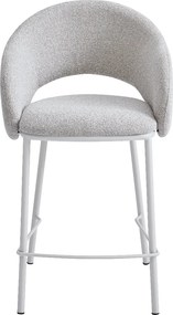 Moderne Barstoel Beige Met Armleuningen