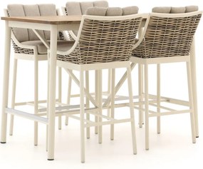 Barset Apple Bee | 4 personen | Tuinset teakhout | 5-delig | Kees Smit Tuinmeubelen