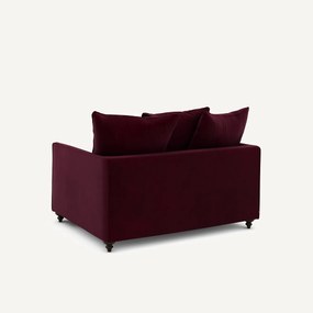 2-zits omvormbare bank van fluweel, Lazare