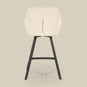 Draaibare Barkruk Stof Beige