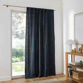 Linnen gordijn afgewerkt met verdekte lussen, Elba