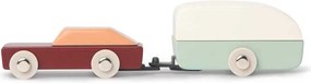 Houten auto met caravan - Duotone Car #8 - Floris Hovers