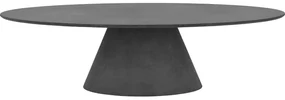 Goossens Eettafel Stone, Ovaal 280 x 120 cm
