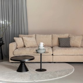 Zuiver Floss Ronde Salontafel Van Aluminium Zwart - 60 X 60cm.