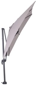 Garden Impressions Hawaii zweefparasol S 250x250 - donker grijs - zand