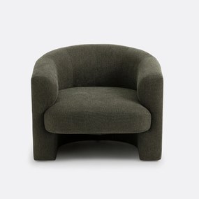 Retro fauteuil in getextureerde stof, Nolami