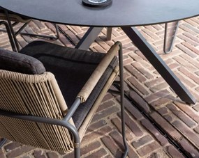 Taste by 4 Seasons Parma stapelbare tuinstoel antraciet  Tuinstoel    taupe weerbestendig