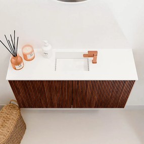 Mondiaz Joya 80cm toiletmeubel ruby met wastafel faye midden 1 kraangat talc