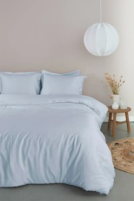 Ambiante Satin Dekbedovertrek Uni Light Blue – Bij Swiss Sense