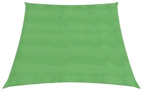 vidaXL Zonnezeil 160 g/m² 3/4x2 m HDPE lichtgroen