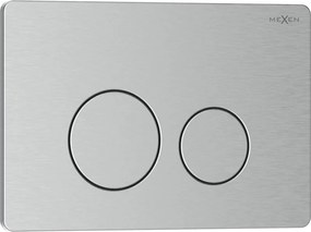 Mexen Tex 06 spoelknop roestvrij staal, inox - 6106-10