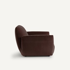 Fauteuil in fluweel, Spogano