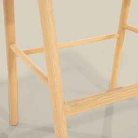 Barkruk Hout Wabi Sabi Stijl Naturel