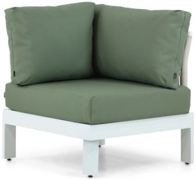 Hoek loungeset 5 personen Aluminium Wit  Lifestyle Garden Furniture Lorenzo